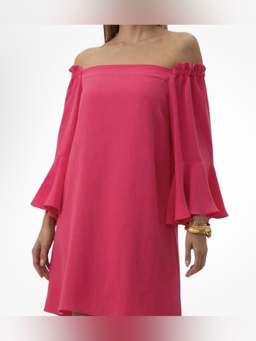 Trina Turk Knox Dress in the "Flower Child" Pink, NWT, Size Large